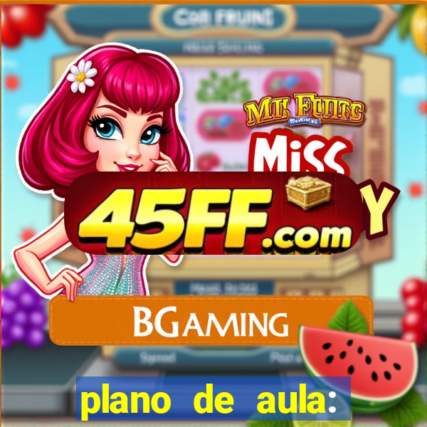 plano de aula: bingo de palavras